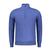 Blue Polyester Men's Sweater