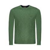 Green Wool Men Sweater