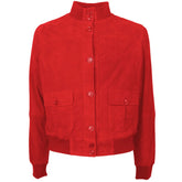 Red Calfskin Jackets & Coat