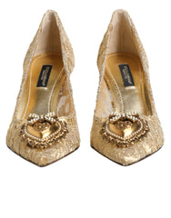 Gold Taormina Lace DEVOTION Pumps Shoes