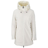 White Polyester Jackets & Coat