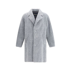 Gray Polyester Coat