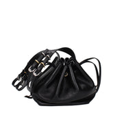 Black Leather Crossbody Bag