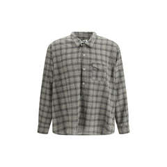 قميص من الصوف متعدد الألوان بنقشة