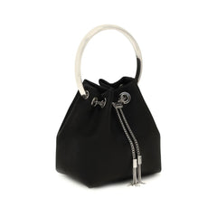 Black Silk Backet Bag