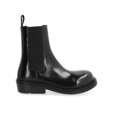 Black Calfskin Chelsea Boots