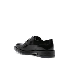 Black Calfskin Oxfords And Derbies