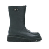 Black Calfskin Boots