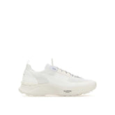 White Fabric Athletic Sneakers