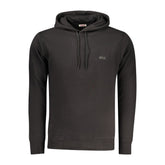 Black Cotton Men's Sweatshirt