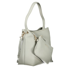 Grigio Polyurethane Women Shoulder Bag