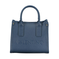 Blu Polyurethane Women Handbag