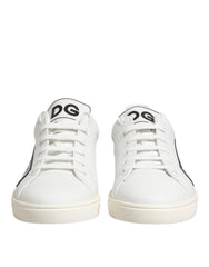 White Prince Leather Low Top Men Sneakers Shoes