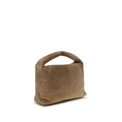 Beige Calf Leather Bos Taurus Handbag
