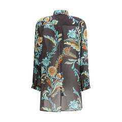 Multicolor Silk Pattern Shirt