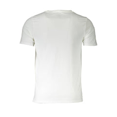 White Cotton Men's T-Shirt