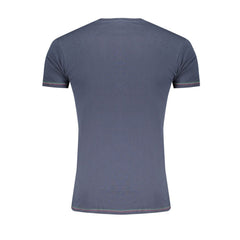 Blue Cotton Men's Underwear T-Shirt