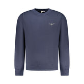 "Blu Cotton Men Sweatshirt"