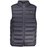 Blu Poliammide Men's Jacket