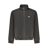 Black Polyester Men's Jacket