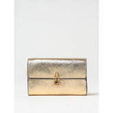 Gold Leather Shoulder Bag