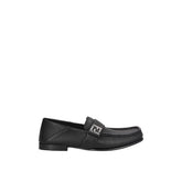 Black Calfskin Slip-On Loafers