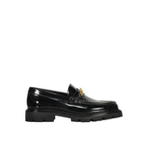Black Calfskin Slip-On Loafers