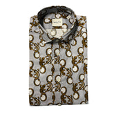 Multicolor Cotton Men Shirt