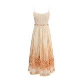 Multicolor Cotton Long Dress