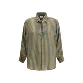 Green Viscose Pattern Shirt