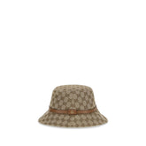 Beige Polyester Bucket Hat