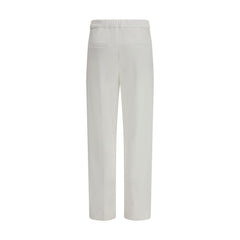 White Cotton Dress Pants
