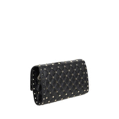 Black Calf Leather Bos Taurus Shoulder Bag