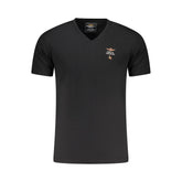 Black Cotton Men's T-Shirt