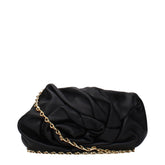 Black Leather Clutch Bag