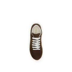 Brown Calf Leather Bos Taurus Sneakers