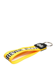 Multicolor Logo Polyester Brass Holder Keychain Keyring