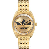 Gold Stainless Steel Bracelet Watch