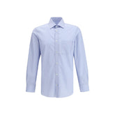 Blue Cotton Pattern Shirt