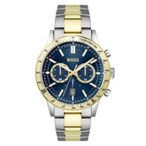 ساعة فاخرة من الفولاذ المقاوم للصدأ باللون الرمادي