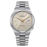 Gray Stainless Steel Dress Watch