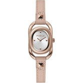 Multicolor Leather Dress Watch