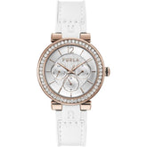 White Synthetic Dress Watch