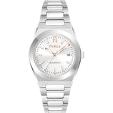 Gray Stainless Steel Dress Watch