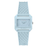 Blue Synthetic Dress Watch