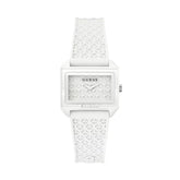 White Synthetic Dress Watch