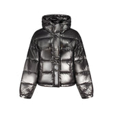 Black Polyester Women Jacket