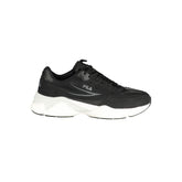 Black Polyester Men Sneaker