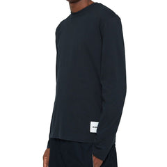 White Cotton Long Sleeve T-Shirt