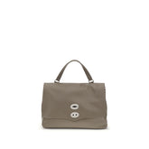 Gray Calf Leather Bos Taurus Shoulder Bag